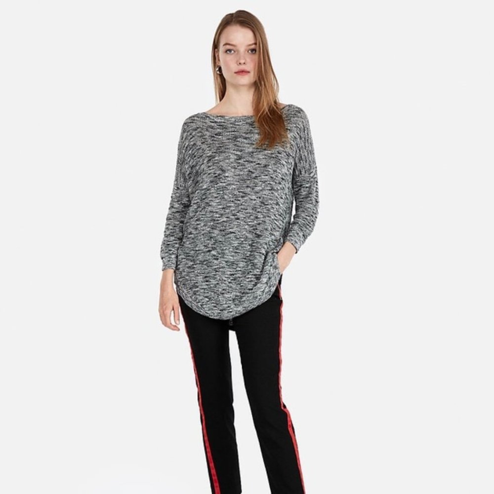 Express Circle Hem Cross-Back Tunic Size XS